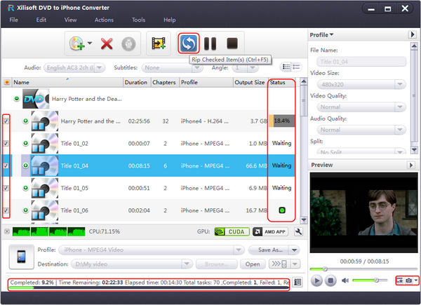 Xilisoft DVD to iPhone Converter