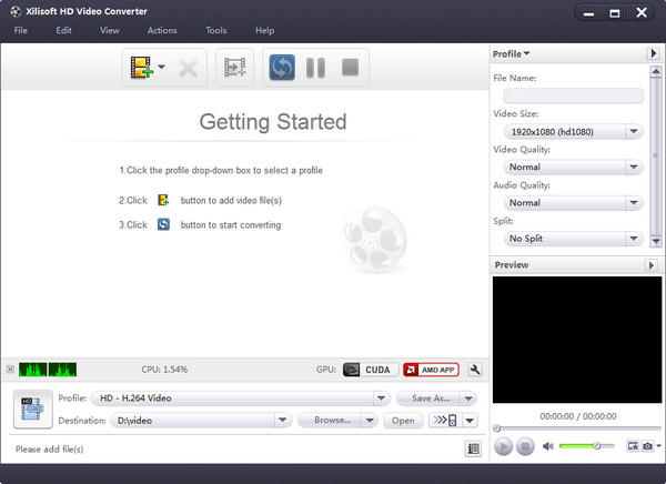 Convert AVCHD video to SD, HD video converter